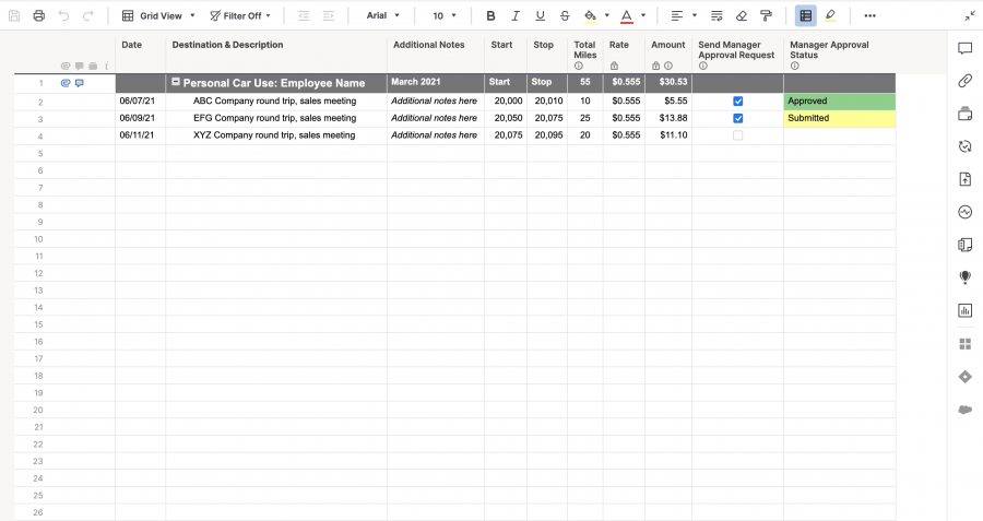 personal-car-mileage-reimbursement-tracker-template-smartsheet